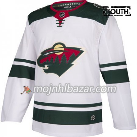 Dresovi Minnesota Wild Blank Adidas Bijela Authentic - Dječji Dresovi Minnesota Wild Blank Adidas Bijela Authentic - Dječji